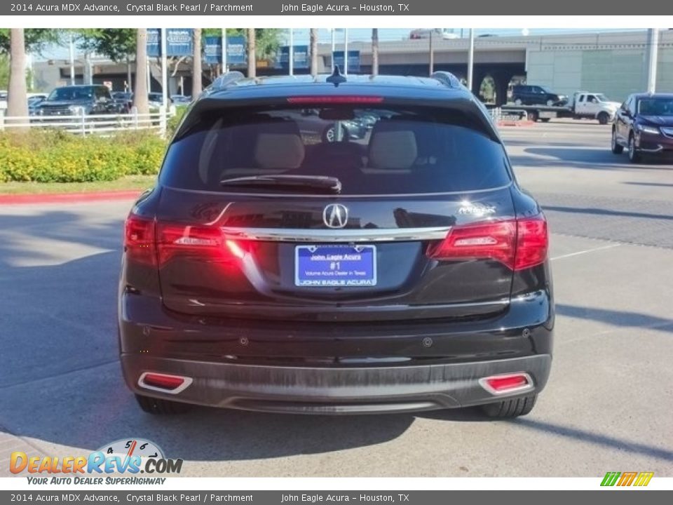 2014 Acura MDX Advance Crystal Black Pearl / Parchment Photo #6