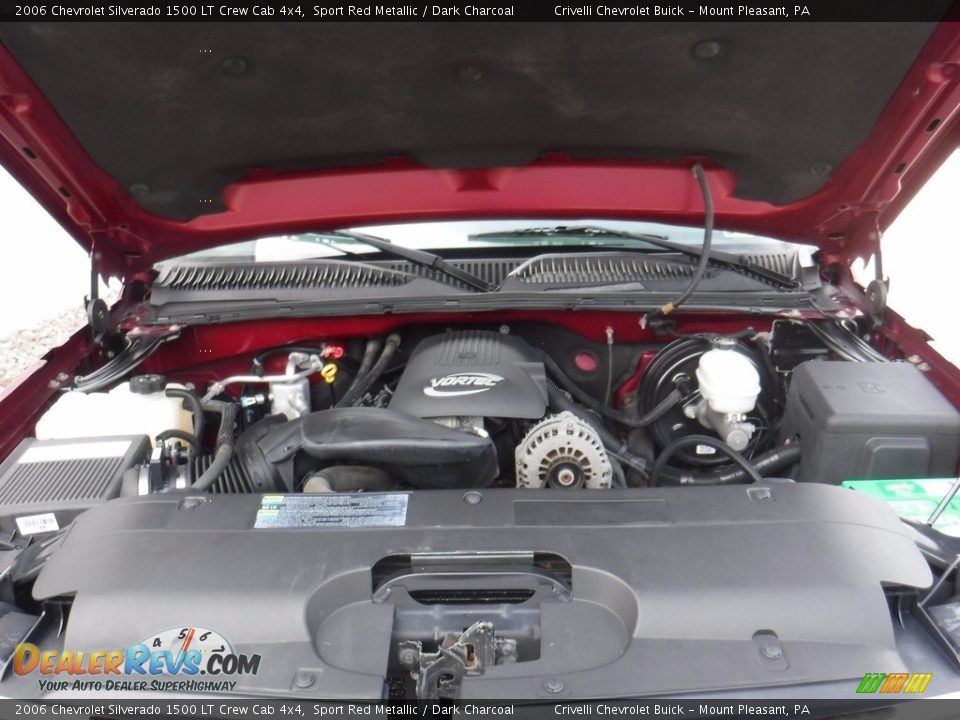 2006 Chevrolet Silverado 1500 LT Crew Cab 4x4 Sport Red Metallic / Dark Charcoal Photo #17