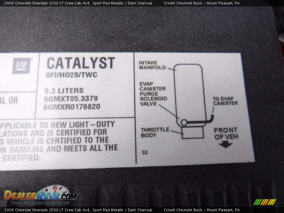 2006 Chevrolet Silverado 1500 LT Crew Cab 4x4 Sport Red Metallic / Dark Charcoal Photo #18