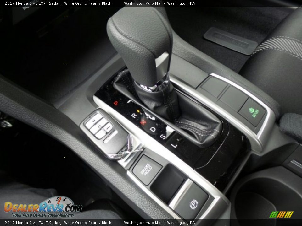2017 Honda Civic EX-T Sedan White Orchid Pearl / Black Photo #28