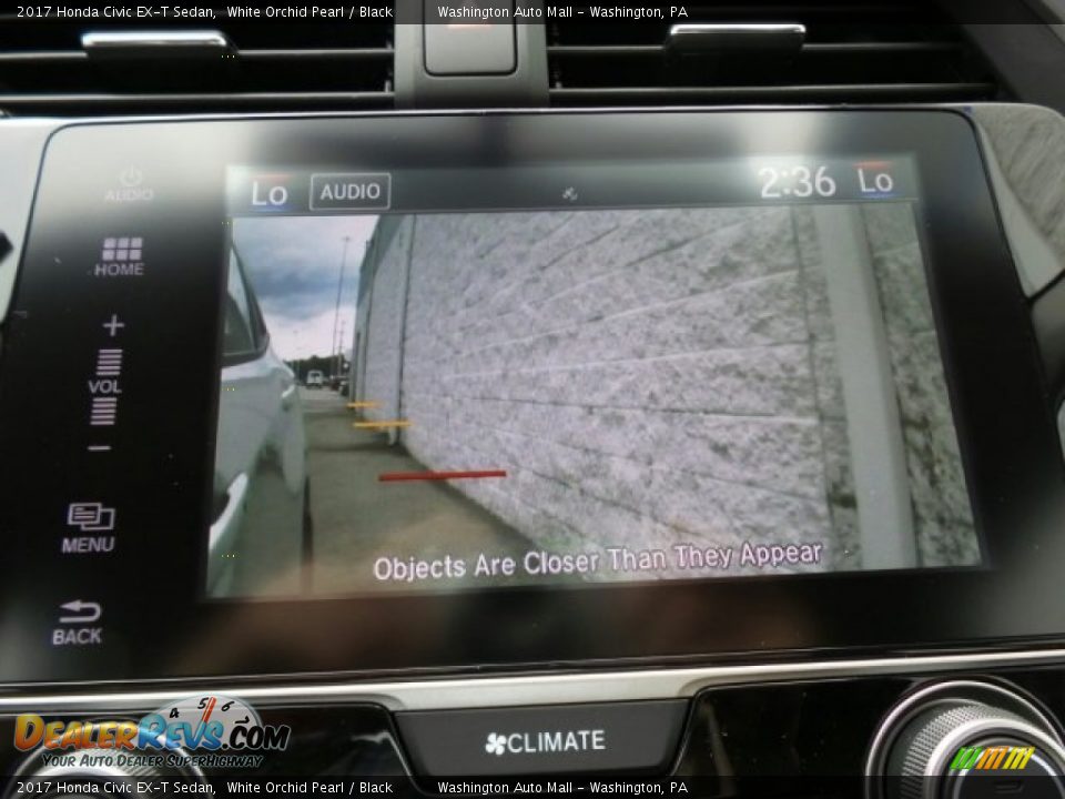 2017 Honda Civic EX-T Sedan White Orchid Pearl / Black Photo #30