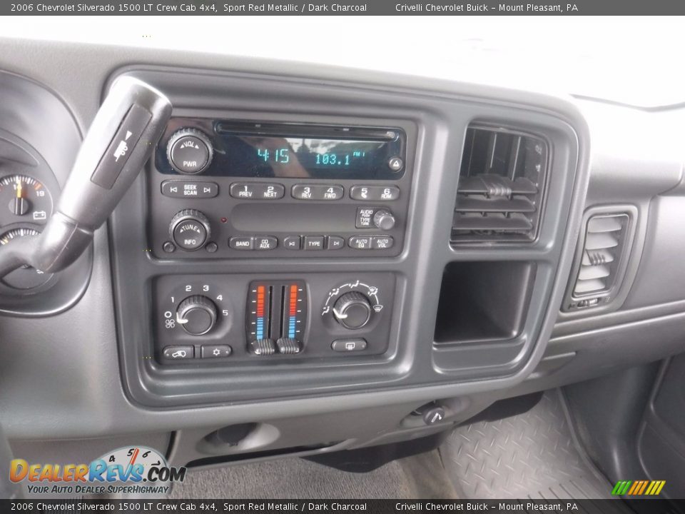 2006 Chevrolet Silverado 1500 LT Crew Cab 4x4 Sport Red Metallic / Dark Charcoal Photo #25