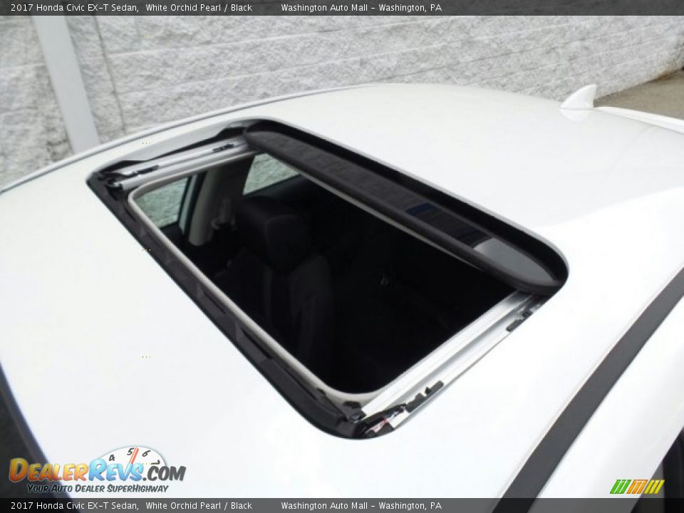 2017 Honda Civic EX-T Sedan White Orchid Pearl / Black Photo #32