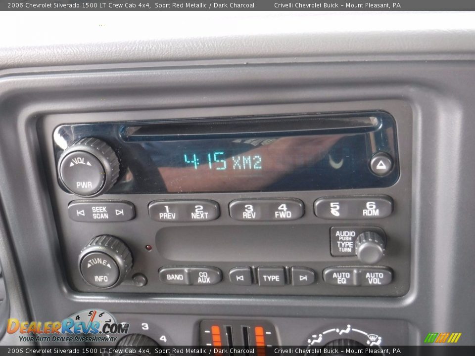 2006 Chevrolet Silverado 1500 LT Crew Cab 4x4 Sport Red Metallic / Dark Charcoal Photo #27