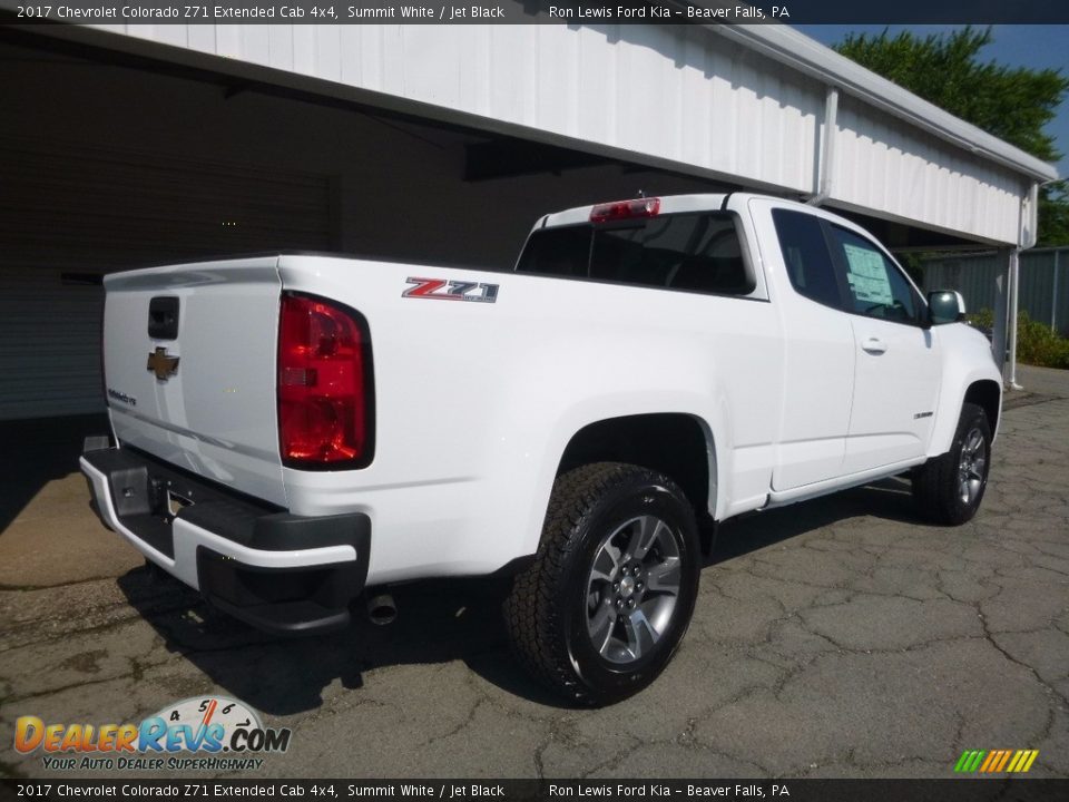 2017 Chevrolet Colorado Z71 Extended Cab 4x4 Summit White / Jet Black Photo #2