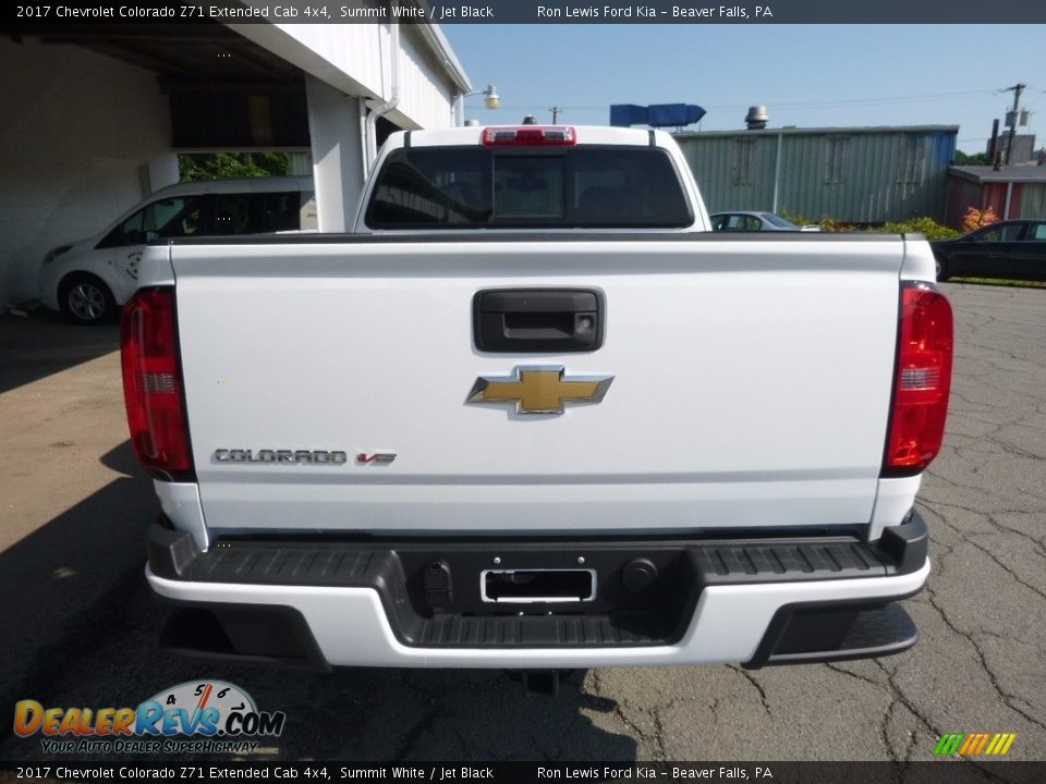 2017 Chevrolet Colorado Z71 Extended Cab 4x4 Summit White / Jet Black Photo #3