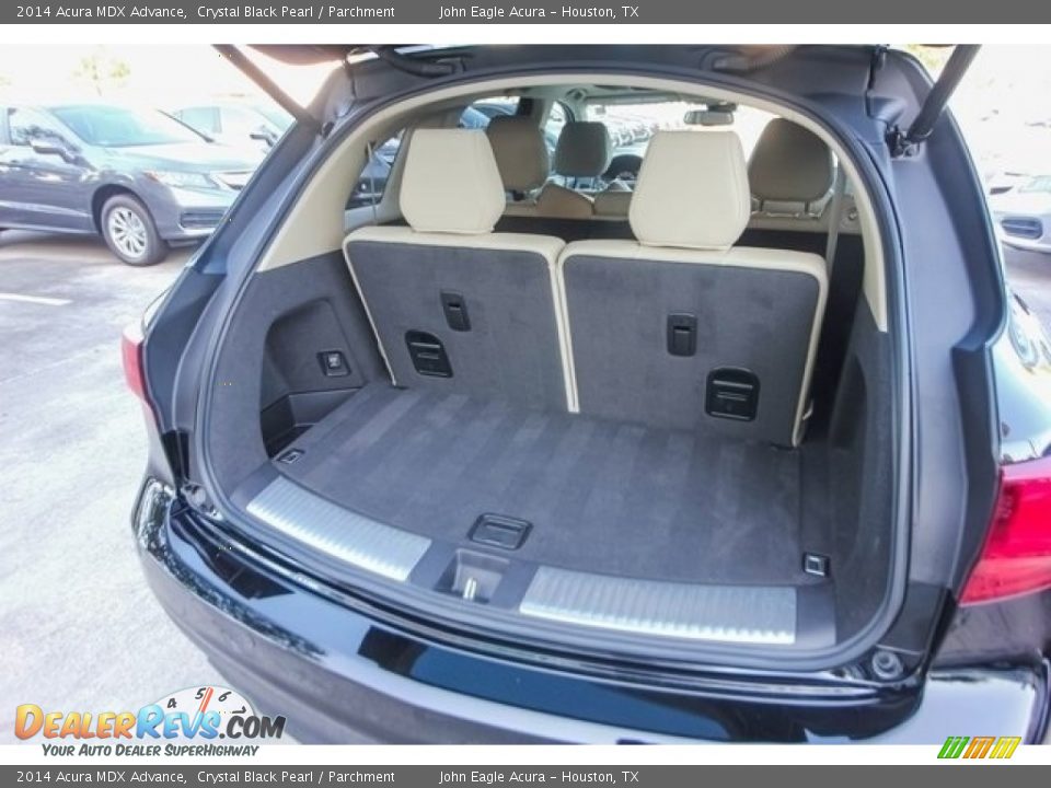 2014 Acura MDX Advance Crystal Black Pearl / Parchment Photo #24