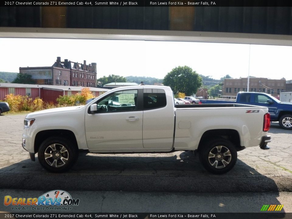 2017 Chevrolet Colorado Z71 Extended Cab 4x4 Summit White / Jet Black Photo #5