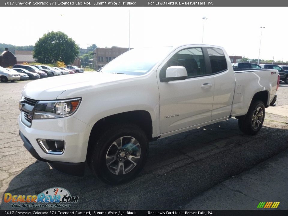 2017 Chevrolet Colorado Z71 Extended Cab 4x4 Summit White / Jet Black Photo #6