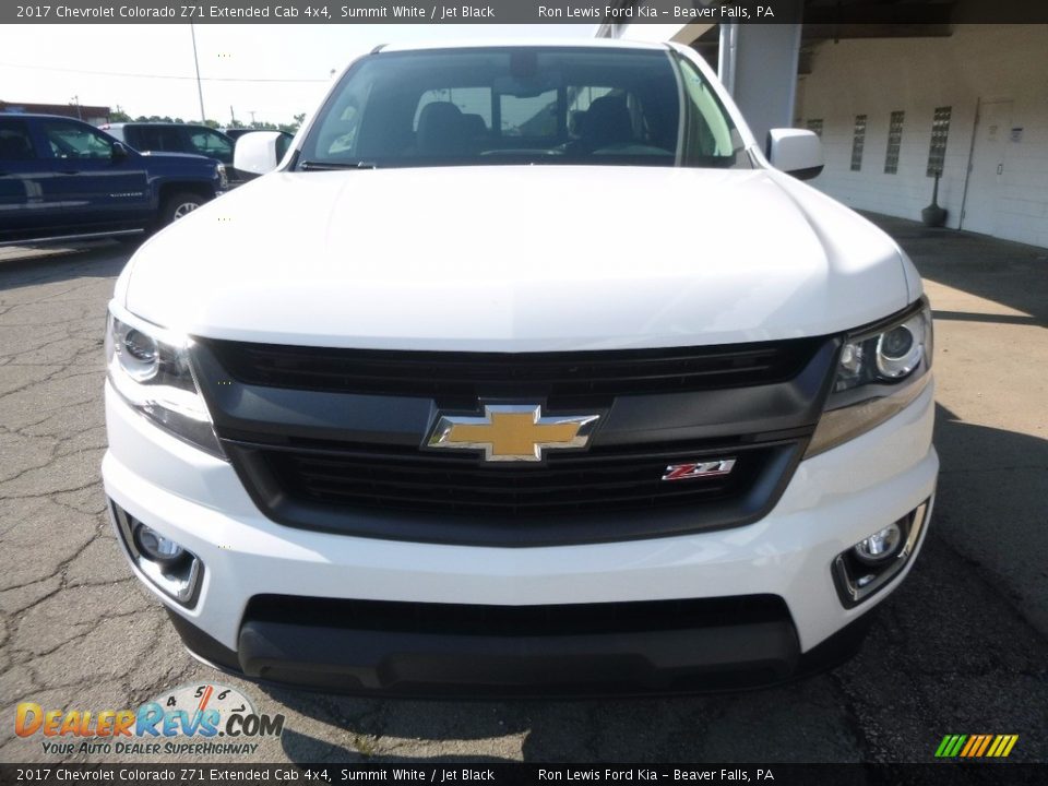 2017 Chevrolet Colorado Z71 Extended Cab 4x4 Summit White / Jet Black Photo #7