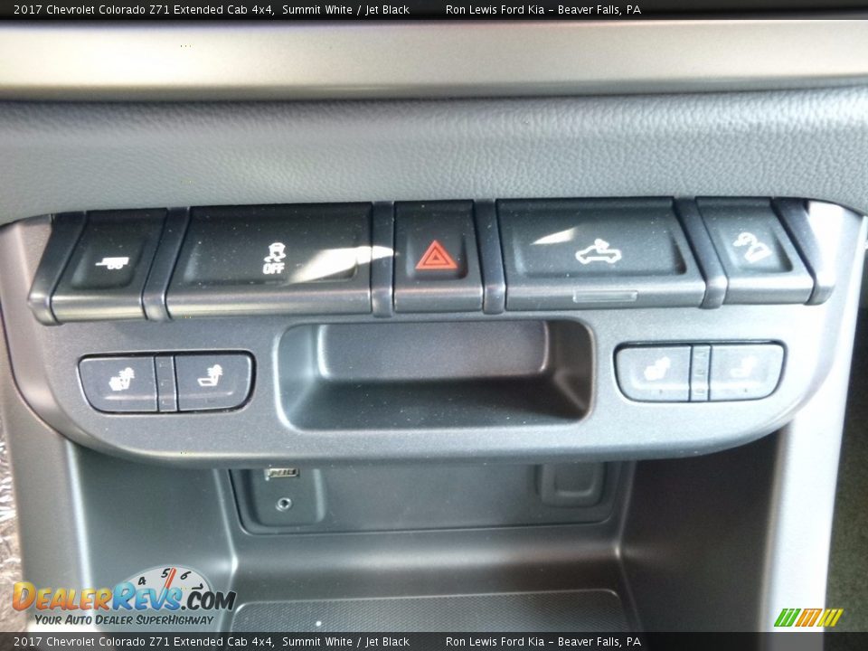 2017 Chevrolet Colorado Z71 Extended Cab 4x4 Summit White / Jet Black Photo #18