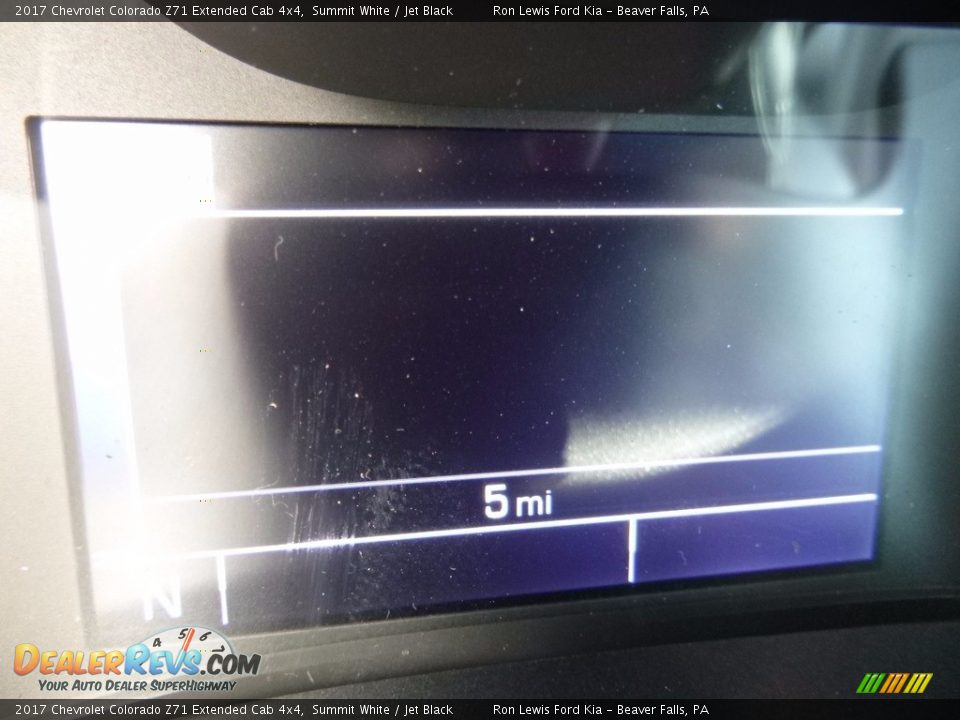 2017 Chevrolet Colorado Z71 Extended Cab 4x4 Summit White / Jet Black Photo #20