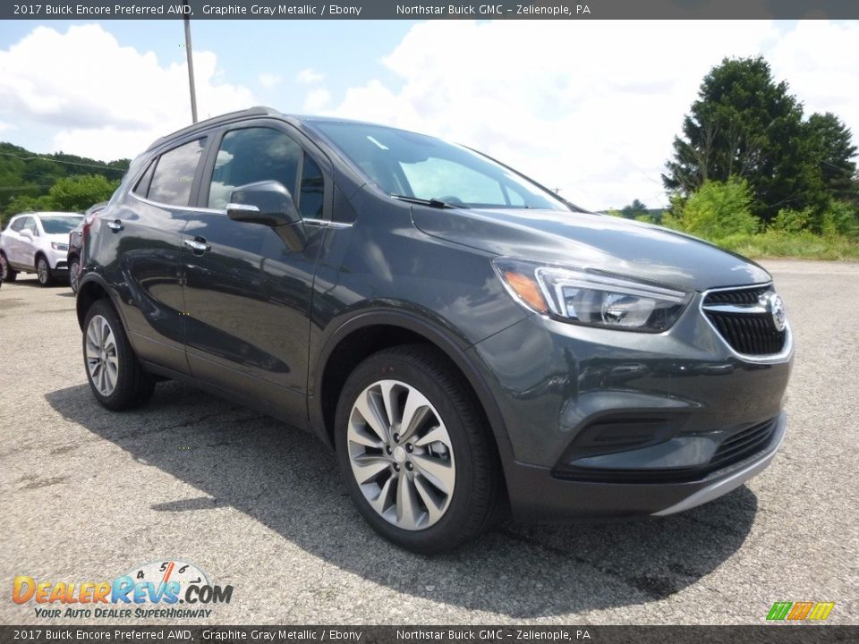 2017 Buick Encore Preferred AWD Graphite Gray Metallic / Ebony Photo #3