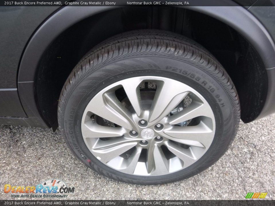 2017 Buick Encore Preferred AWD Graphite Gray Metallic / Ebony Photo #10