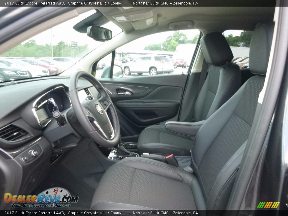 2017 Buick Encore Preferred AWD Graphite Gray Metallic / Ebony Photo #11