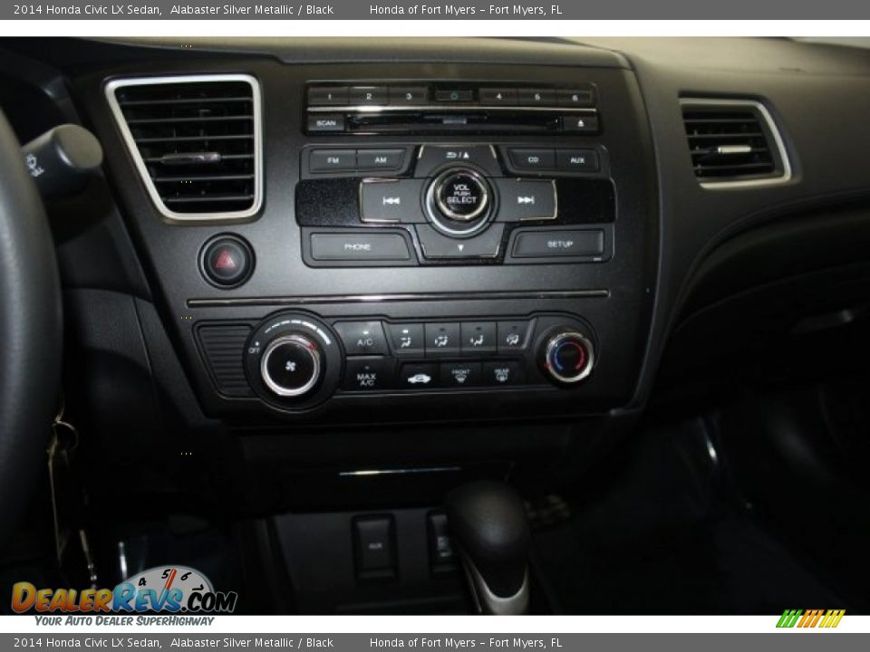 2014 Honda Civic LX Sedan Alabaster Silver Metallic / Black Photo #20