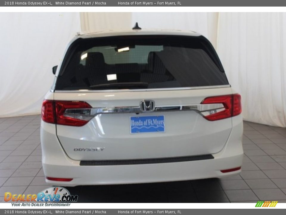 2018 Honda Odyssey EX-L White Diamond Pearl / Mocha Photo #6
