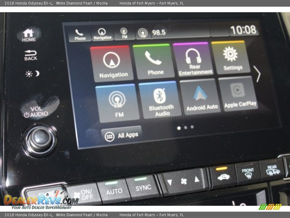 2018 Honda Odyssey EX-L White Diamond Pearl / Mocha Photo #19