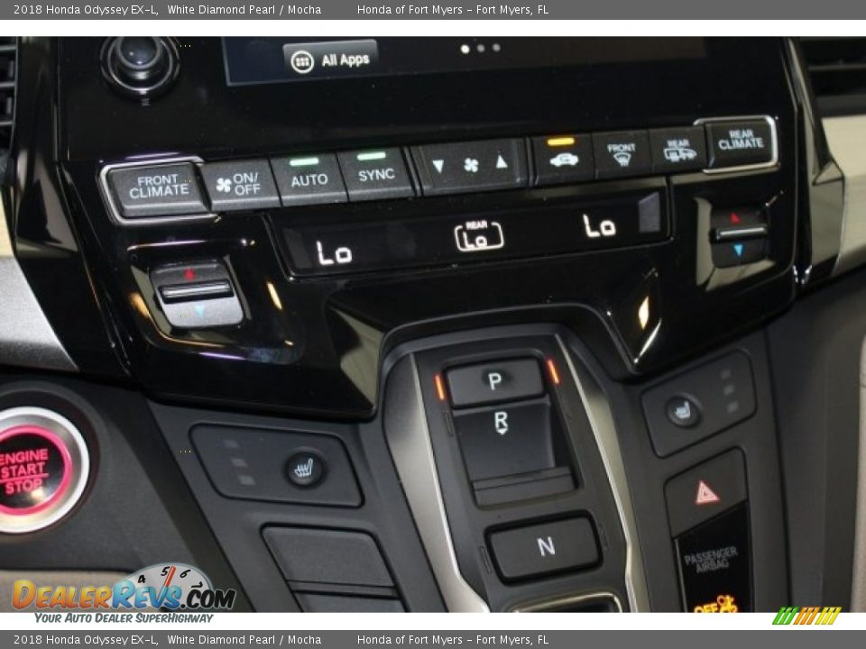 2018 Honda Odyssey EX-L White Diamond Pearl / Mocha Photo #20