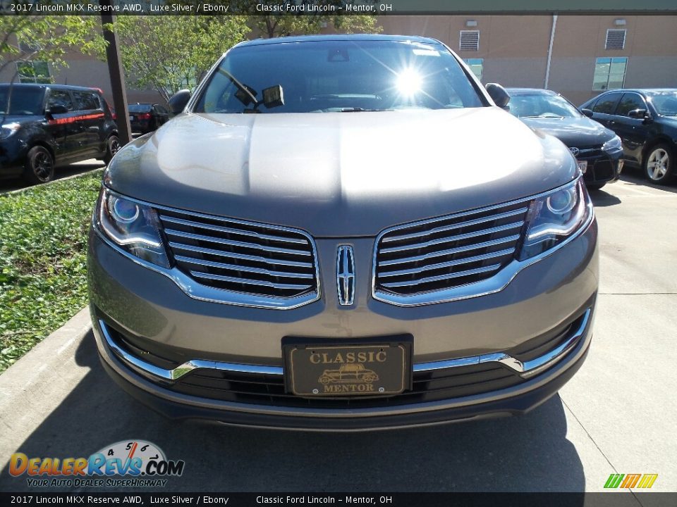 2017 Lincoln MKX Reserve AWD Luxe Silver / Ebony Photo #2