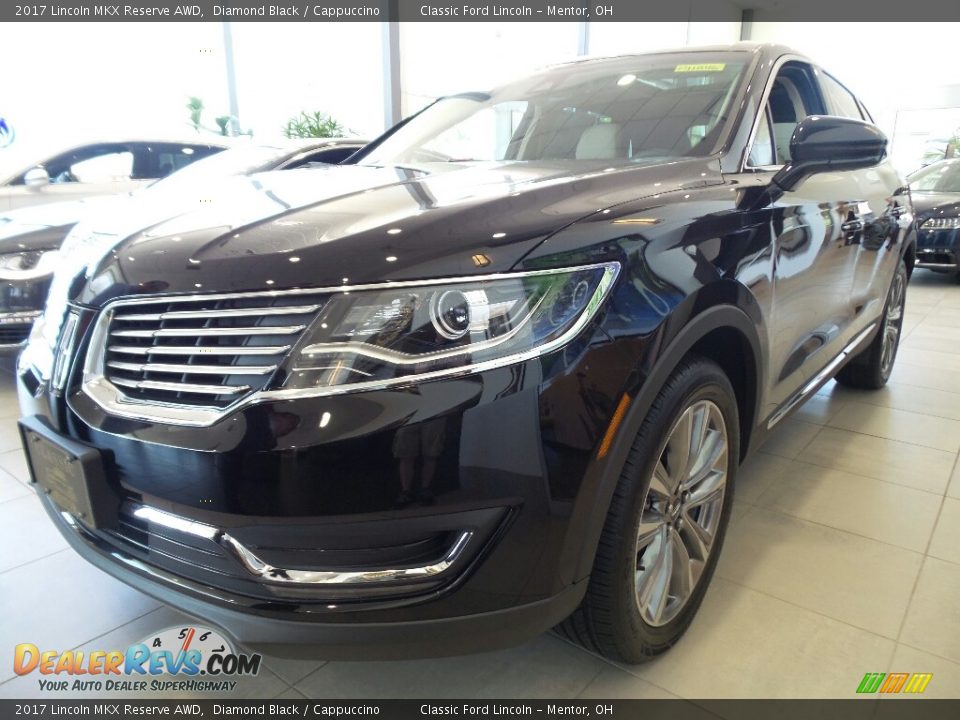 2017 Lincoln MKX Reserve AWD Diamond Black / Cappuccino Photo #1