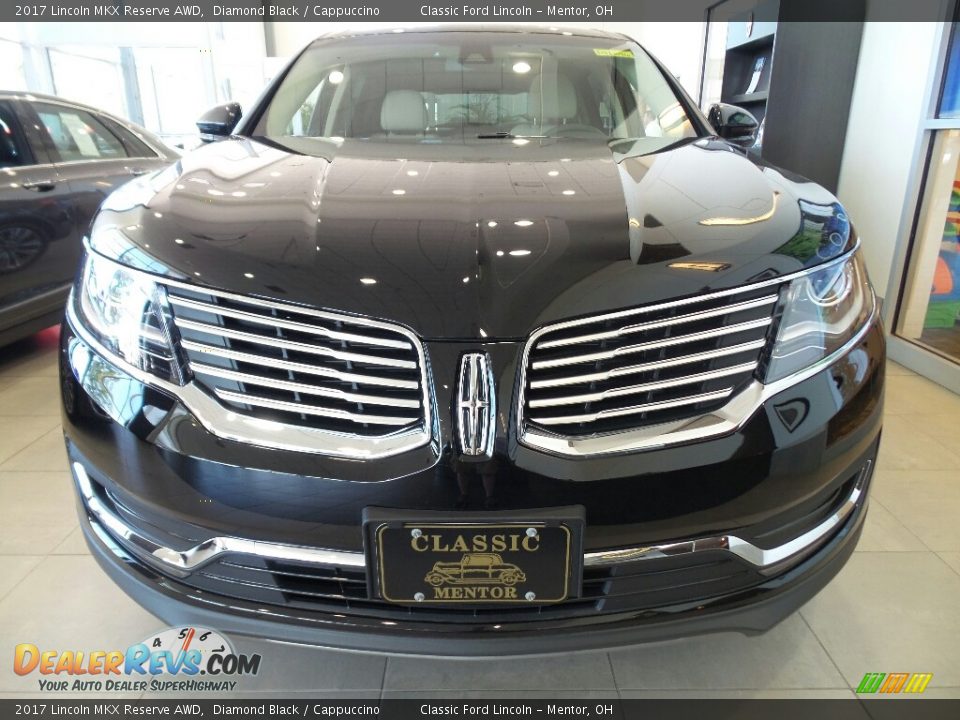 2017 Lincoln MKX Reserve AWD Diamond Black / Cappuccino Photo #2