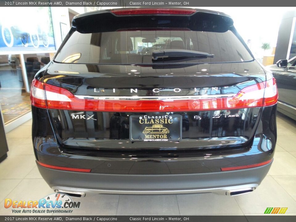 2017 Lincoln MKX Reserve AWD Diamond Black / Cappuccino Photo #5