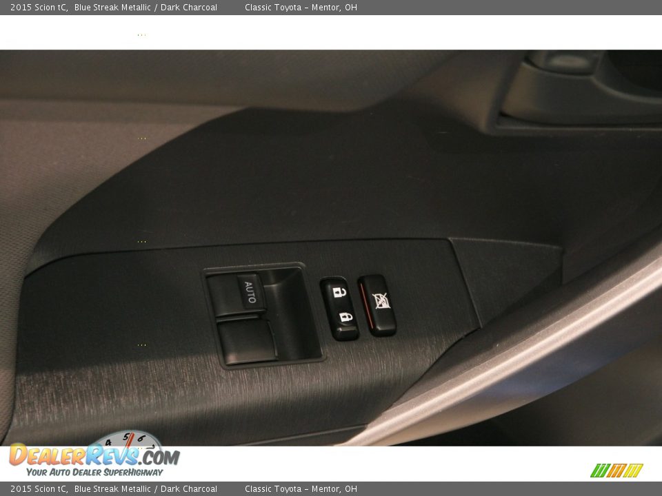 2015 Scion tC Blue Streak Metallic / Dark Charcoal Photo #5