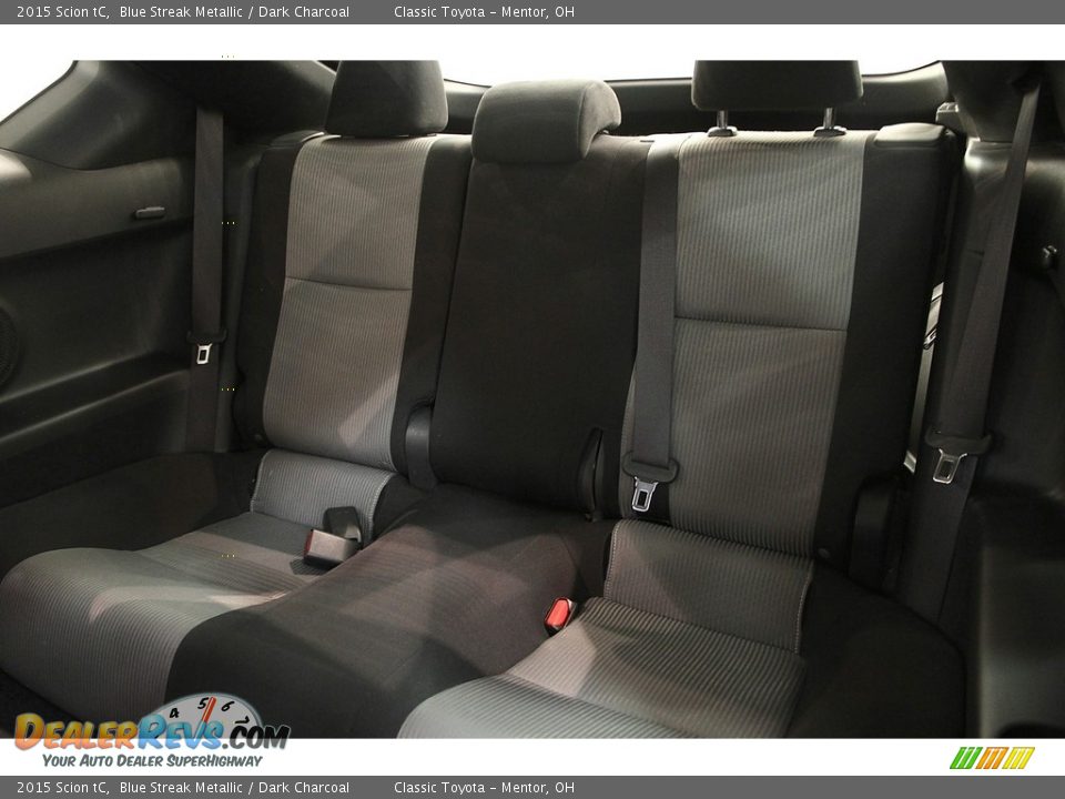 2015 Scion tC Blue Streak Metallic / Dark Charcoal Photo #21