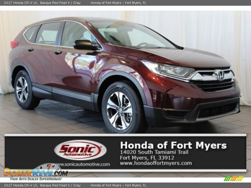 2017 Honda CR-V LX Basque Red Pearl II / Gray Photo #1