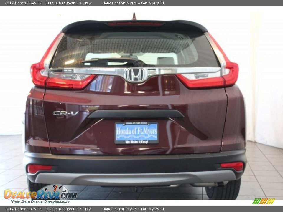 2017 Honda CR-V LX Basque Red Pearl II / Gray Photo #6