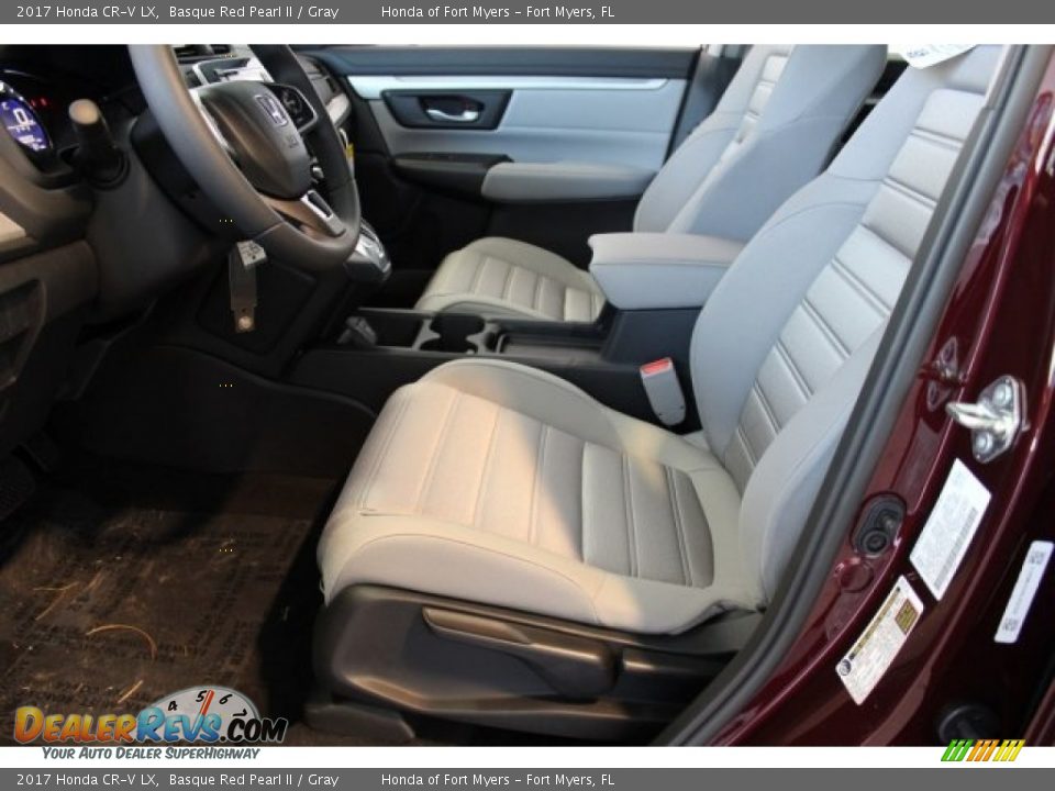 2017 Honda CR-V LX Basque Red Pearl II / Gray Photo #9