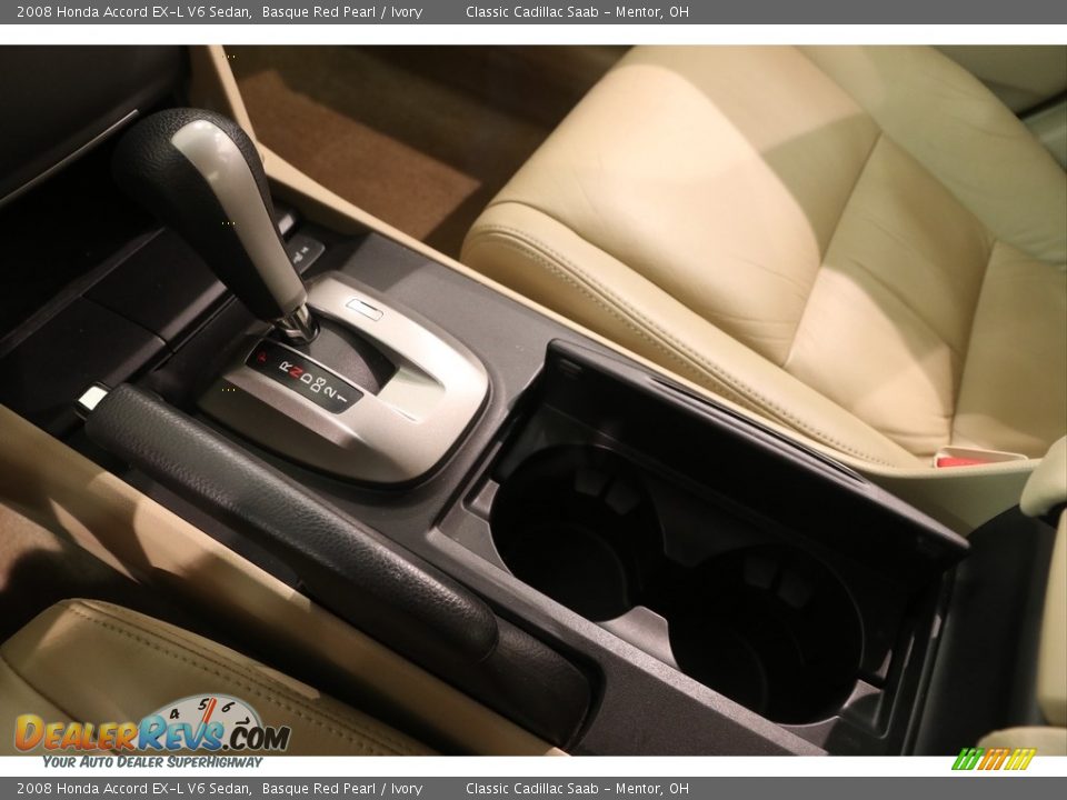 2008 Honda Accord EX-L V6 Sedan Basque Red Pearl / Ivory Photo #10