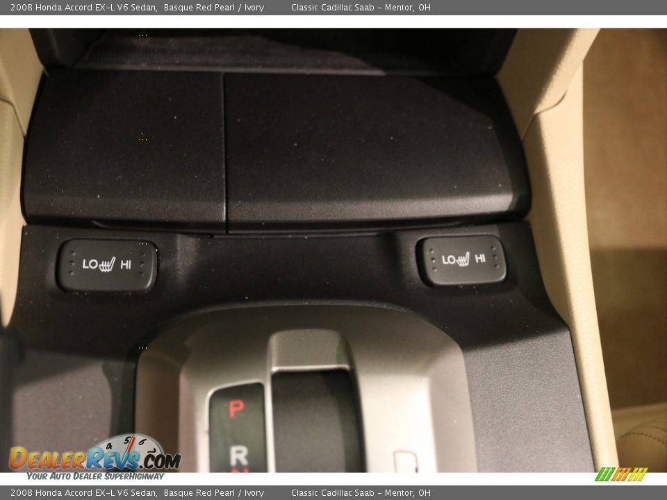 2008 Honda Accord EX-L V6 Sedan Basque Red Pearl / Ivory Photo #11