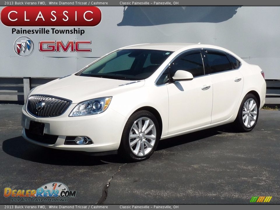 2013 Buick Verano FWD White Diamond Tricoat / Cashmere Photo #1