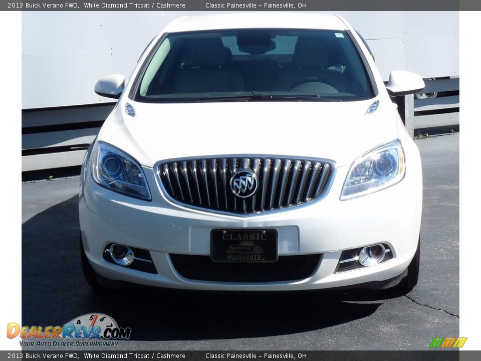 2013 Buick Verano FWD White Diamond Tricoat / Cashmere Photo #4