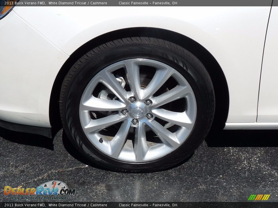 2013 Buick Verano FWD White Diamond Tricoat / Cashmere Photo #5