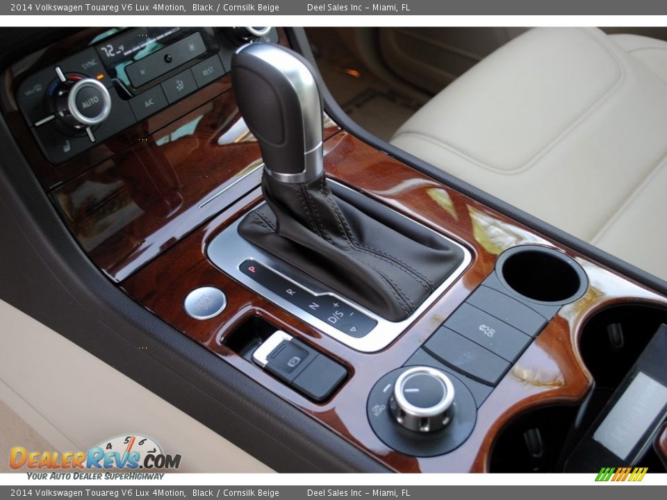 2014 Volkswagen Touareg V6 Lux 4Motion Black / Cornsilk Beige Photo #17