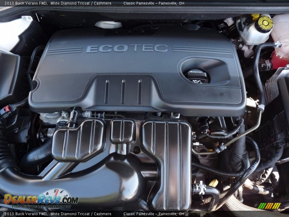 2013 Buick Verano FWD White Diamond Tricoat / Cashmere Photo #6