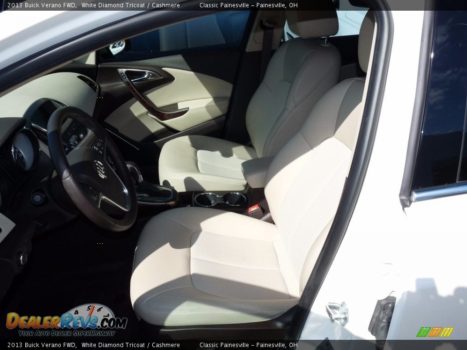 2013 Buick Verano FWD White Diamond Tricoat / Cashmere Photo #7