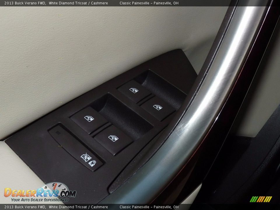 2013 Buick Verano FWD White Diamond Tricoat / Cashmere Photo #10
