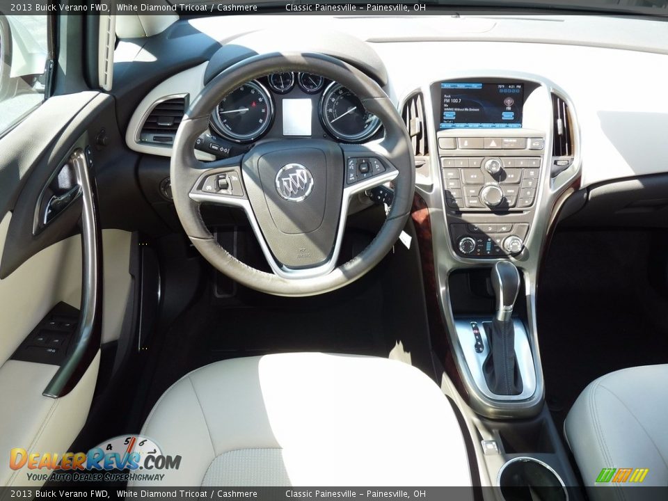 2013 Buick Verano FWD White Diamond Tricoat / Cashmere Photo #12