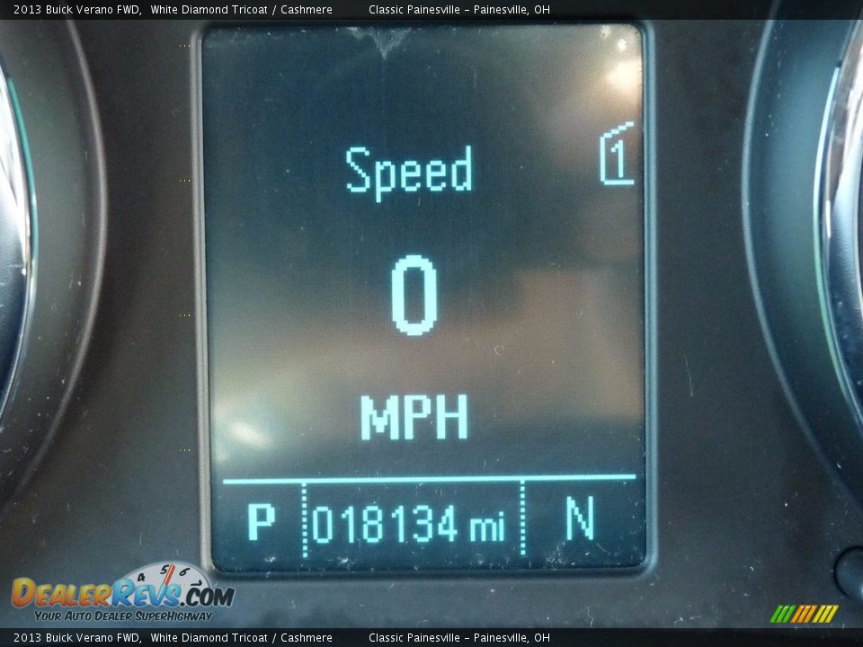 2013 Buick Verano FWD White Diamond Tricoat / Cashmere Photo #14