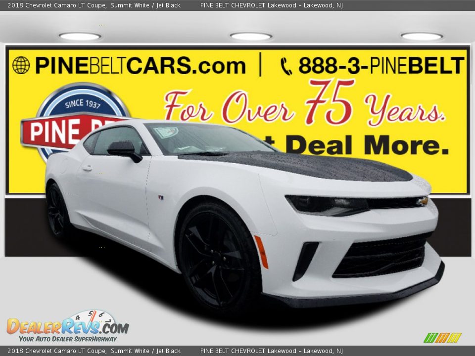 2018 Chevrolet Camaro LT Coupe Summit White / Jet Black Photo #1