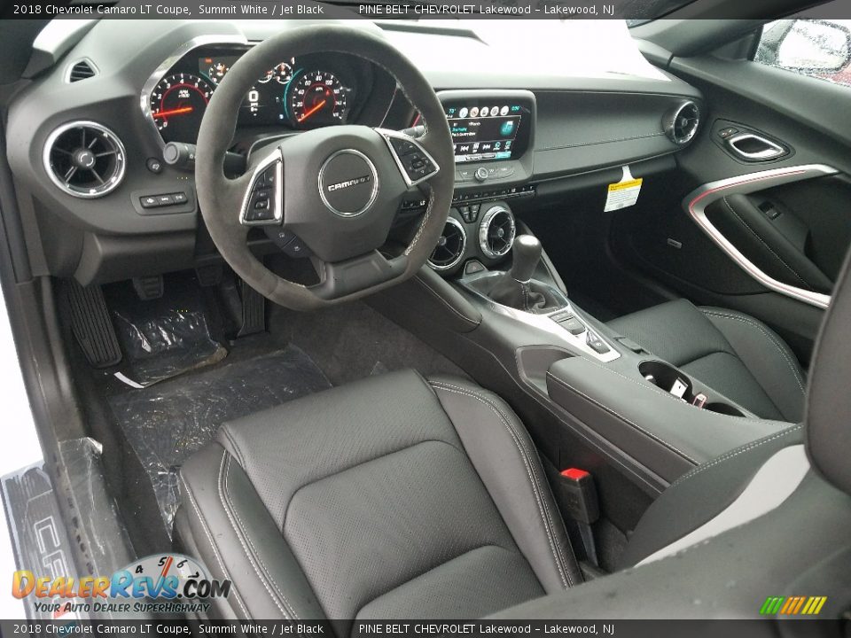 Jet Black Interior - 2018 Chevrolet Camaro LT Coupe Photo #7