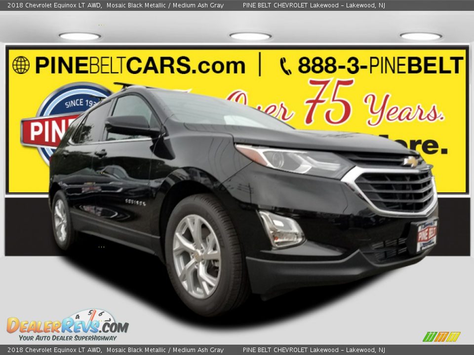 2018 Chevrolet Equinox LT AWD Mosaic Black Metallic / Medium Ash Gray Photo #1