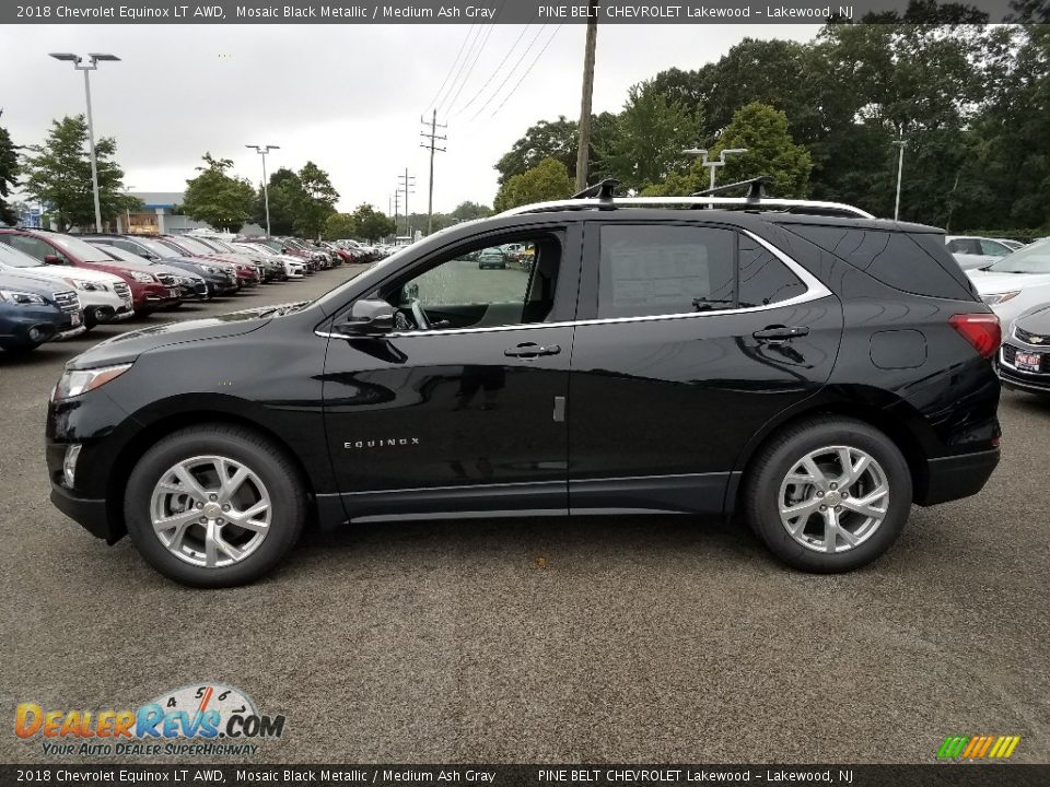 2018 Chevrolet Equinox LT AWD Mosaic Black Metallic / Medium Ash Gray Photo #3