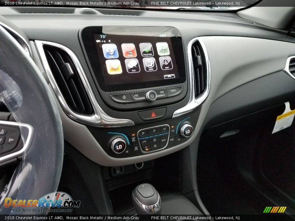 2018 Chevrolet Equinox LT AWD Mosaic Black Metallic / Medium Ash Gray Photo #10