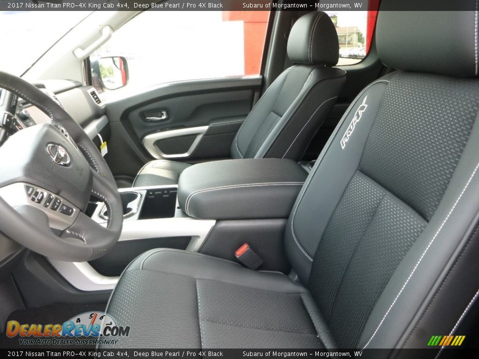 Front Seat of 2017 Nissan Titan PRO-4X King Cab 4x4 Photo #14