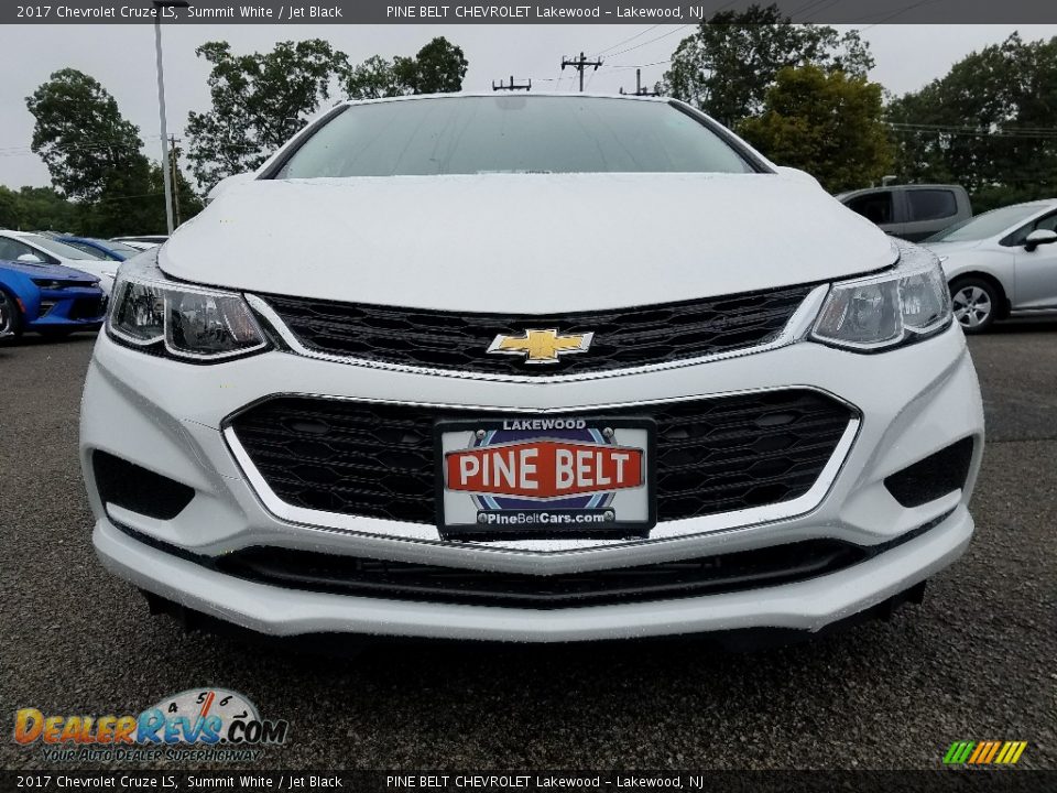 2017 Chevrolet Cruze LS Summit White / Jet Black Photo #2